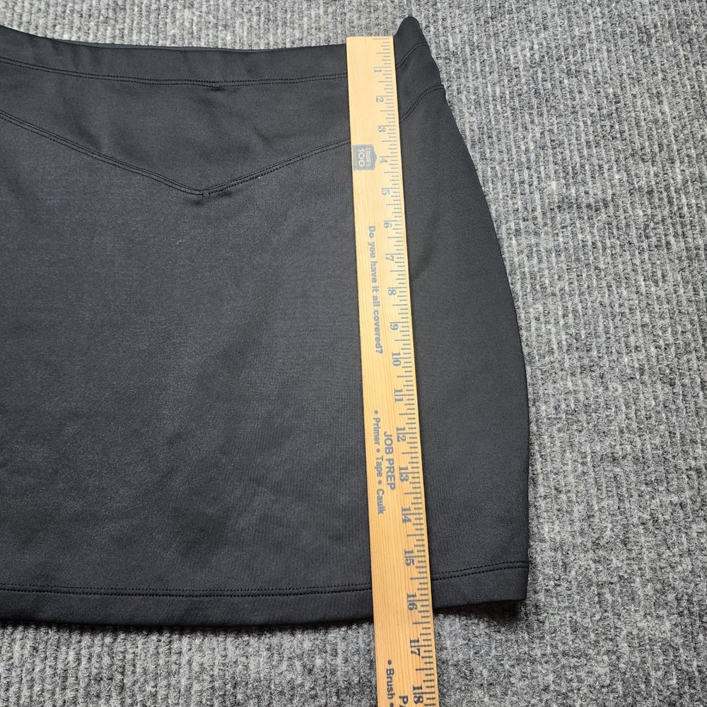 Free People Black Mini‎ Skirt Stretchy V-Yoke Athletic Jersey Size S